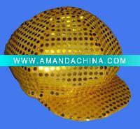 Wholesale Fashion novel sequin baseball cap