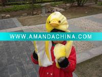 Wholesale plush animal hat with glove, winter hat