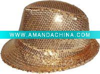 Wholesale ladies fashion sequin hats