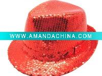 Wholesale Sequin festival hat