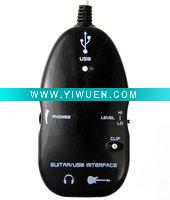 Wholesale Electric guitar accessory,USB Guitar Link Cable,Guitar recording equipment,Guitar recording Gear