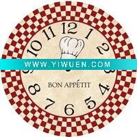 Wholesale Classic May You Good Appetite Wooden Clocks