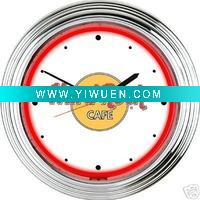 Wholesale 15inch Hard Rock Cafe Neon Clock