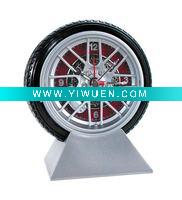 Wholesale 4'' tyre desk clock