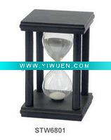 Wholesale sand timer with wood frame