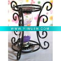 Wholesale iron Hourglass golden/black color