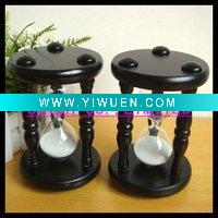 Wholesale wooden hourglass with white sand