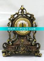 Wholesale Antique Resin Decorative Quartz Desk Clock