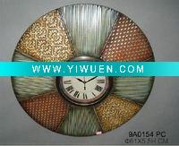 Wholesale antique style round metal art clock