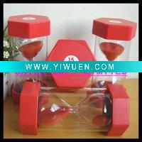 Wholesale red 15minutes hourglass