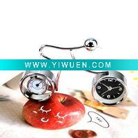 Wholesale Sports style Iron Clock with Thermometer - Cycling(2434)