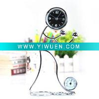 Wholesale Sports style Iron Clock with Thermometer - Boxing (2433)