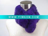 Wholesale colourful rabbit fur muffler