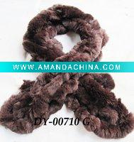Wholesale Fashion Rabbit feather scarf(DY-00710G)