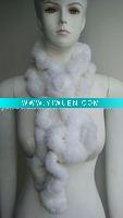 Wholesale Profesional Rabbit Knitting (S-051, White), Fashion Rex Rabbit Fur Scarf