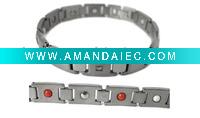 Far infrared Negative ion Titanium Magnetic Bracelet