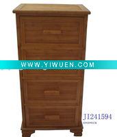 Wholesale Bamboo cupboard with four storage drawers
