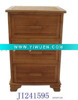 Wholesale Bamboo cupboard with three storage drawers