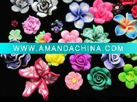 oven-bake clay flower