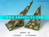 Wholesale Triangle Moss Flower Pot
