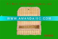 Wholesale muti-layer bamboo cosmetic case