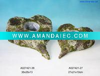 Wholesale heart-shaped moss planter