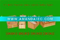 Wholesale multifunctional remote control bamboo basket