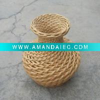 Wholesale wicker flower vase