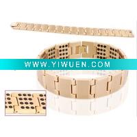 Wholesale siliocne titanium pain relief sports bracelet