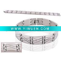 Wholesale negative ion germanium magnetic titanium bracelet