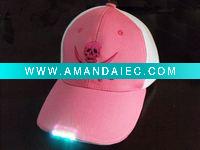 Wholesale 100% cotton led cap