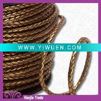Wholesale Wholesale Anti Bronze Braided Knitted Leather Cord