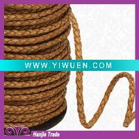Wholesale Wholesale Anti Natural Braided Knitted Leather Cord