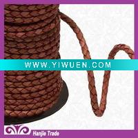 Wholesale Wholesale Anti Pink Braided Knitted Leather Cord