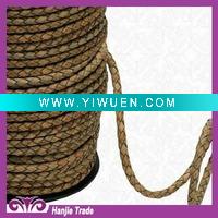 Wholesale Wholesale Anti Green Braided Knitted Leather Cord