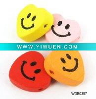 Wholesale Wood Beads, heart