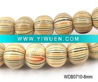 Wholesale Wooden beads,wood beads with stripe