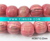 Wholesale Wooden beads, wood beads with stripe