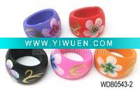 Wholesale Wooden ring,mixed color