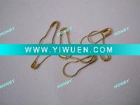 Wholesale Pear shape gold safety pin(bulb safety pin)