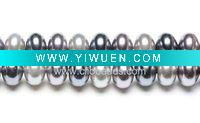 Wholesale A Grade Sea Shell Pearls Rondelles, Multicolor