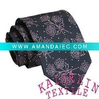 Wholesale Mature charm flower pattern silk necktie
