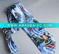 Wholesale Printed Christmas Necktie