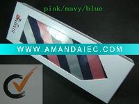 Wholesale Christmas Gift---Fashion Necktie Plus Hanky Sets And Gift Case