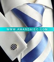 Wholesale stripe silk woven necktie