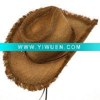Wholesale Outback Raffia Frayed Straw Hat