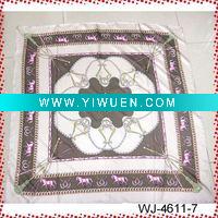 Wholesale white printed silk scarf
