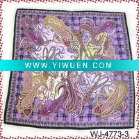 Wholesale hand roll-hemmed neckerchief