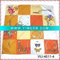 Wholesale lady square silk scarf