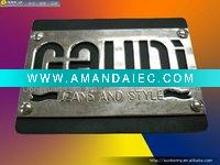 Wholesale pu leather for jeans leather patch